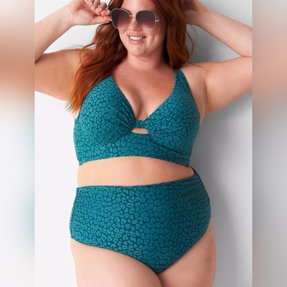 Cacique NWT  Hight Waist Bikini Bottom. - Picture 2 of 7